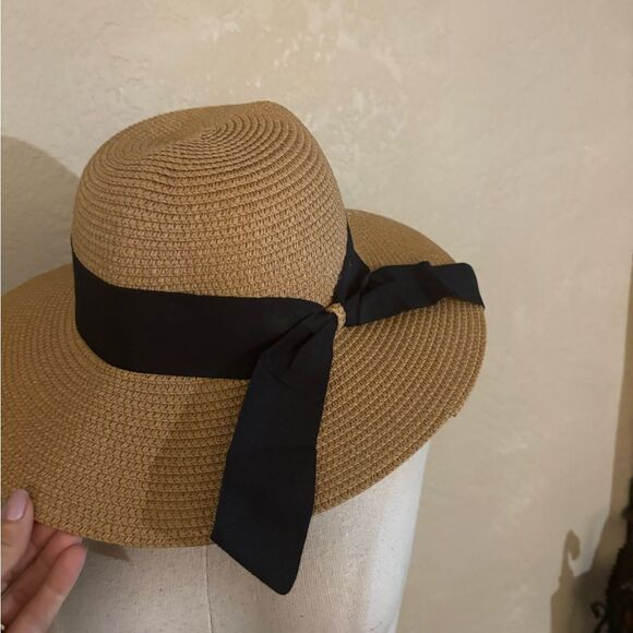 New Tan Packable Sun Hat - Picture 2 of 6